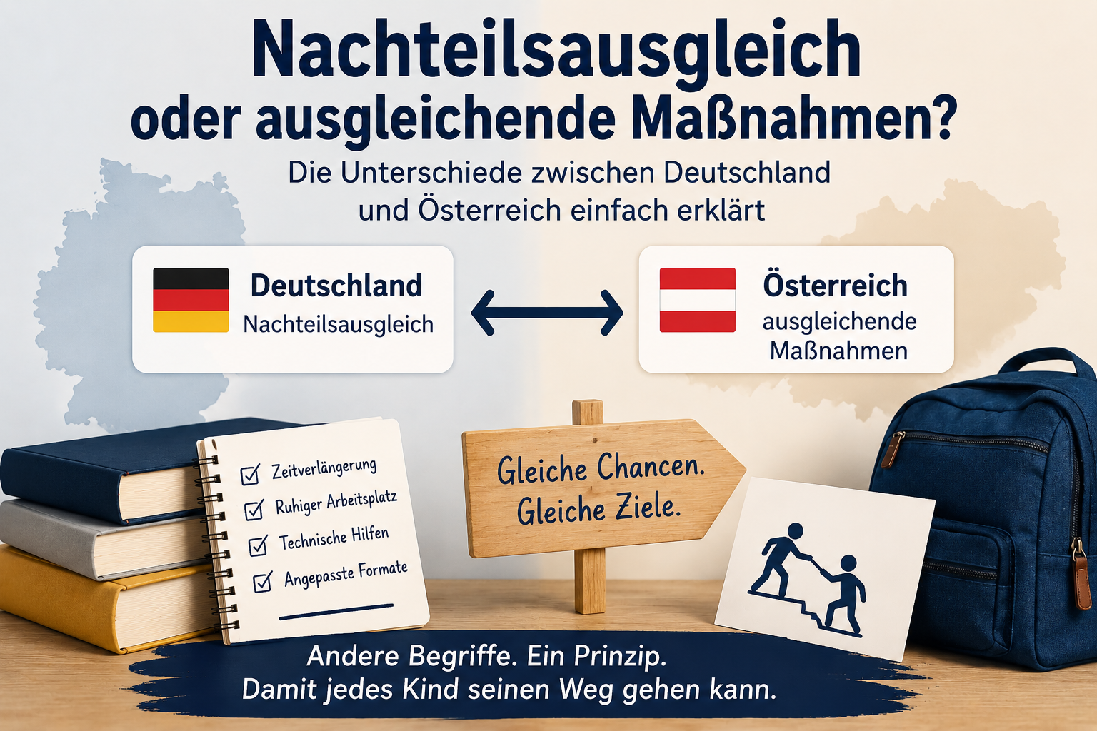 Nachteilsausgleich oder ausgleichende Maßnahmen?
