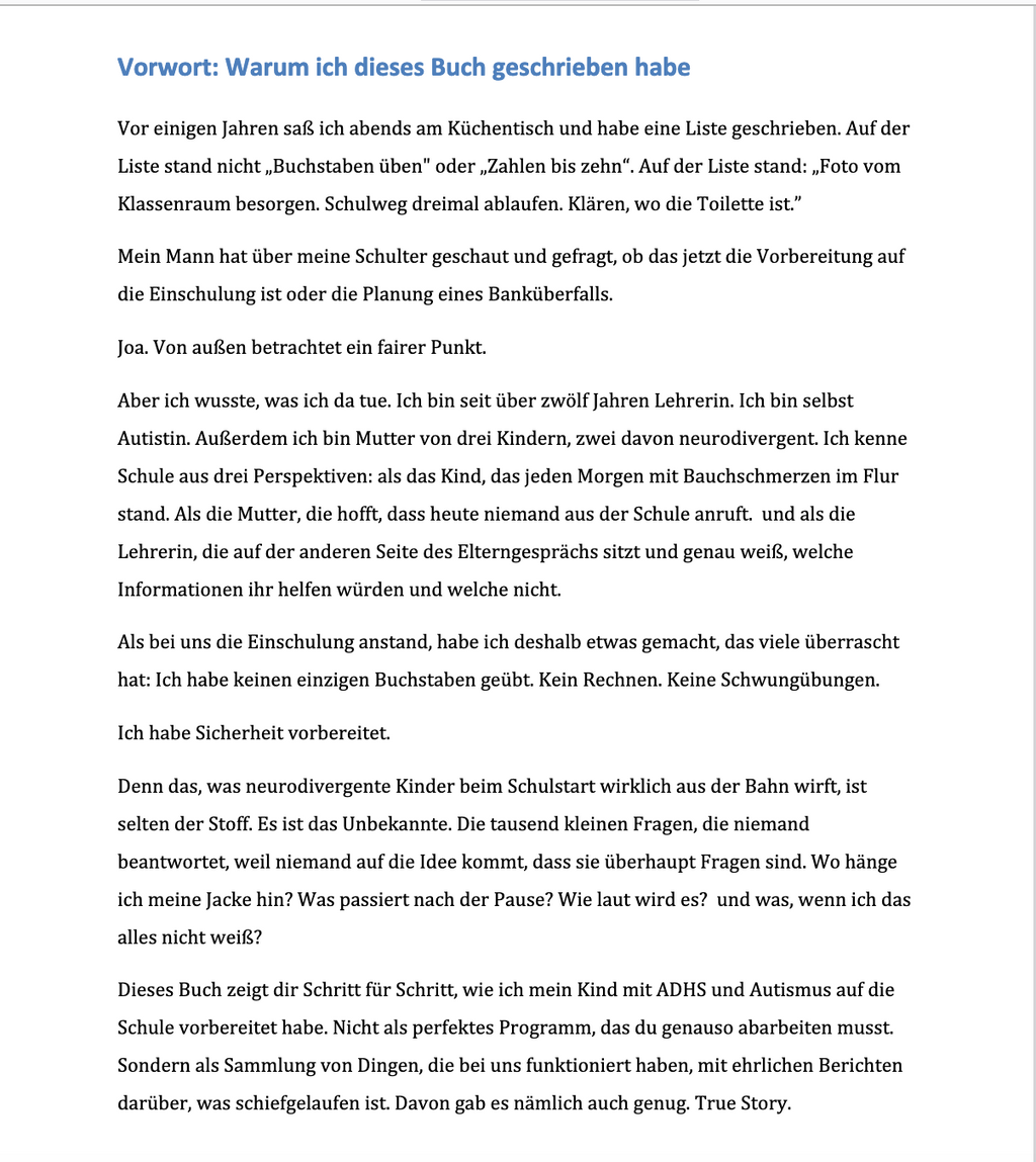 Der neurodivergente Schulstart. Wie ich als Lehrerin mein Kind mit ADHS und Autismus auf den Schulstart vorbereite.